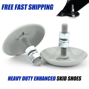 Heavy Duty Snow Plow Blade Skid Shoes For Polaris Sportsman Ranger Razor ATV - Picture 1 of 5