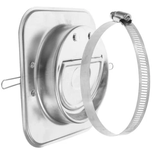 Kitchen Stopper Backflow Metal Fan Vent Deflector Backflow Preventer for Home - Picture 1 of 12