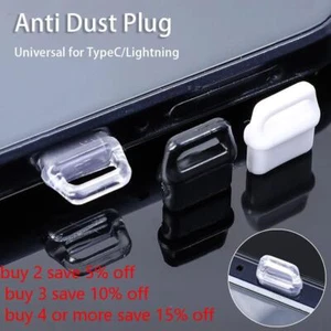 1/10Pcs Mobile Phone Pendant Plugs Stopper Charge Port Cover Protection Cap - Photo 1 sur 24