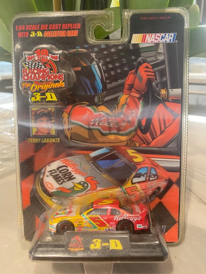 Terry Labonte #5 Kellogg's 1999 Chevrolet Monte Carlo 3-D Carta Da Collezione - Immagine 1 di 1