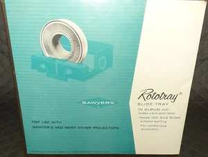 Sawyers Rototray 100 Slide Tray For 2x2 Slides Brand New Sealed Vintage - Picture 1 of 3