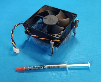 HP 110 120 251 280 G2 MT Desktop 4Pin Socket LGA1155 45W Heatsink Fan 719556-001 - Image 1 of 2