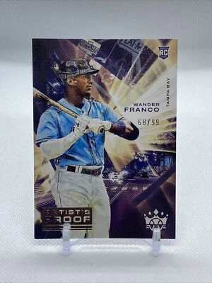 Wander Franco Rookie RC 2022 Diamond Kings Rookies I Artist Proof Silver #’d /99 - Image 1 of 4