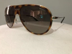 AUTHENTIC CARRERA Sunglasses Brown gold silver Aviator 87 Round havana solaire - Picture 1 of 5
