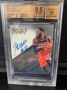 2014-15 Panini Select John Wall Auto /60 BGS 9.5 Wizards Autograph - Picture 1 of 2