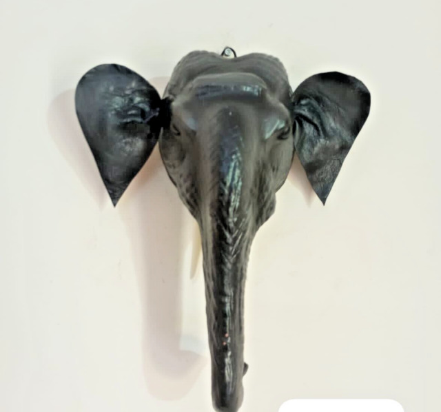 Escultura de Elefante « Viva la Vida » - Símbolo de alegría en Familia y  Equipo - Elefante Decorativo Hecho a Mano en Resina - Estatua de Elefante 38  cm : .es: Hogar y cocina