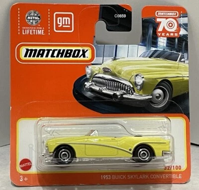 Superfast Lesney 1953 Buick Skylark Convertible Yellow 32/100 Matchbox Gift 2023 - Image 1 of 4