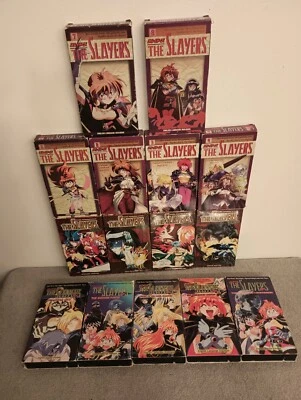 The Slayers Anime VHS Tape Lot Of 15 Try, The Forbidden Dance , Phantom City  - Image 1 of 4