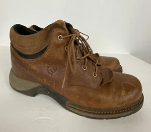 Ariat Gelände Wanderschuhe ATS abgenutzt braun Leder Herren Größe 10 B - Bild 1 von 11