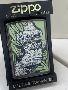 Barrett-Smythe Collection Zippo Lighter B48 Gorilla New 1994 DISCOUNT - Picture 1 of 6