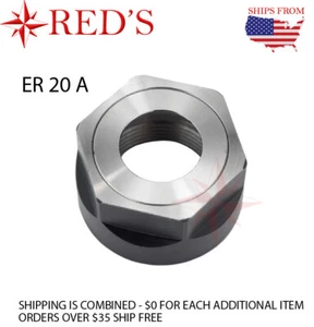 PRECISION ER20 COJINETE DE BOLAS COLLAR TUERCA SOPORTE DE HERRAMIENTA COLLAR TUERCA ER 20 CNC - Imagen 1 de 2