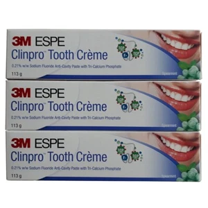 3 X 3M ESPE Clinpro Tooth Creme Sodium Fluoride Anti-Cavity Toothpaste SpearMint - Picture 1 of 4
