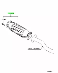 Genuine Catalytic Convertor For: Mitsubishi Lancer Evo 7 8 9 CT9A - Picture 1 of 1