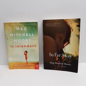 Meg Mitchell Moore Lot of 2 The Islanders So Far Away A Novel Paperback - Imagen 1 de 13