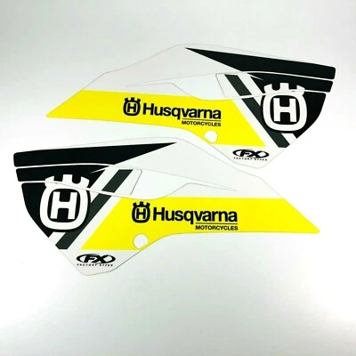 Factory Effex EVO 19 Graphics Shrouds Husqvarna TE FE 125 - 501 14 15 16 NEW - Image 1 of 3