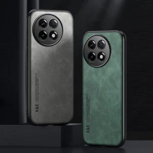 For OnePlus 13 12 11R 10T ACE Pro Shockproof Magnetic Leather Plain Case Cover - Picture 1 of 13
