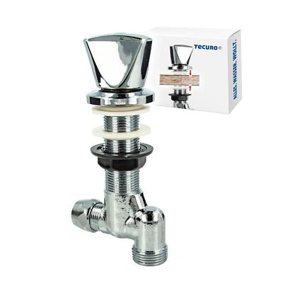 tecuro Geräte-Untertischventil zum Absperren von Geräten