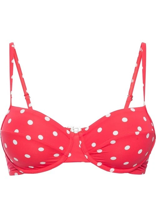 Bikini-Oberteil rot 38 Damen rot/ weiß 75C 3.7249 - Bild 1 von 1