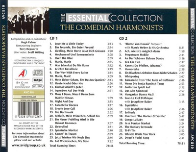 COMEDIAN HARMONISTS - ESSENTIAL COLLECTION NE...