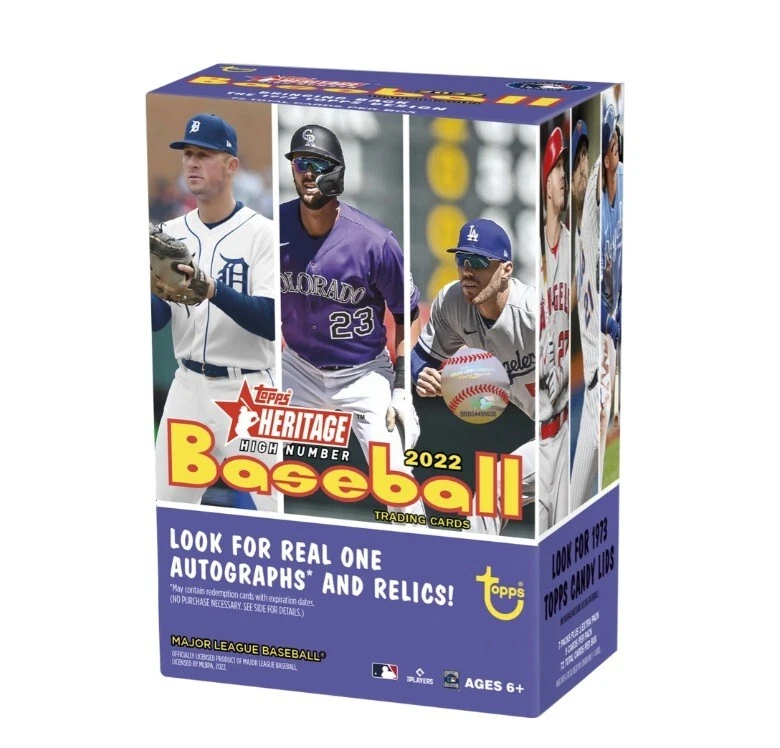 2022 Topps Heritage Baseball High Number Series Baseball Card Singles (#501-700) - Image 1 of 1