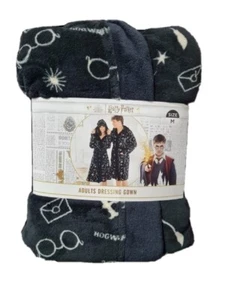 Harry Potter Adult's Hogwarts Fleece Cosy Dressing Gown For Women - Picture 1 of 3