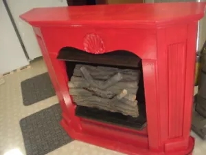 Real Flame JEL wood substitute Jensen Electric FRESTANDING HOME Fireplace HEATER - Picture 1 of 10
