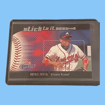 2001 Fleer Game Time Sticktoitness Rafael Furcal #14S - Image 1 of 2