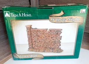 Vintage Trim A Home (KMART) O'HOLY NIGHT "Town Wall" Neu in Box Neu aus altem Lagerbestand - Bild 1 von 11
