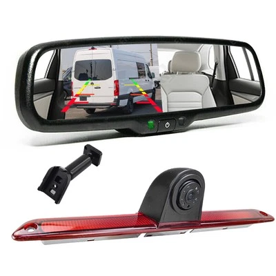 4.3" Mirror Monitor Brake camera for Mercedes-Benz Sprinter Crafter Caravelle - Image 1 of 4