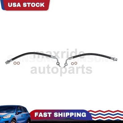 Par de mangueras de línea de freno trasero Sunsong para Toyota RAV4 2006 2007 2008 2009 2010 2011 Foto 1 de 4