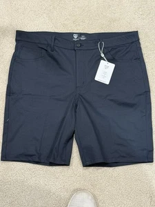 Graham Luxe Cooper Shorts NWT Mens 38-Golf Performance-Black-MSRP $100 - Picture 1 of 3