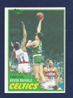 RAZOR SHARP 1981 TOPPS NO75 EAST KEVIN MCHALE ДЕБЮТАНТ CELTICS HOF .99 ДОСТАВКА Y135 - Изображение 1 из 2