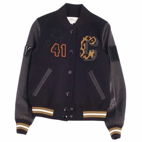 Coach Blouson Stadium Maglione Varsity Giacca Capispalla Donna XXS Usato0