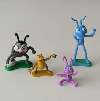 Disney Pixar A Bugs Life Figurines Cake Toppers Toys. P.T. Flea Dot Flik Francis - Image 1 of 4