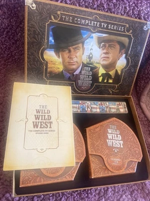 The Wild Wild West Complete TV Series DVD 26 Disc 2008 Box Set Western Tv Jim Foto 1 de 4