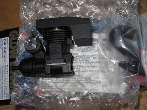 Tamiya 1/8 TGR TGX FS-15RB Engine with TGR Exhaust Manifold Rare New Unused - Picture 1 of 6