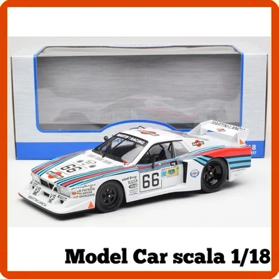 Modellino auto statico scala 1/18 diecast Lancia Beta Montecarlo nr.66 Model Car - Immagine 1 di 4