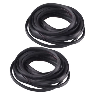 Tira de sello de goma para borde acampanado guardabarros rueda camión 5M universal 2 piezas Foto 1 de 4