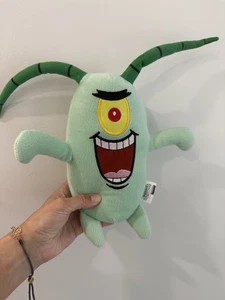 Spongebob Squarepants Plankton Plush Nickelodeon 2016 5" Viacom Stuffed Toy - Picture 1 of 2