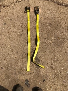 2 small ratchet straps repair parts lashing UNUSED CHEAP D I Y TRAILER POST - Picture 1 of 2