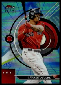 2023 Finest #27 Rafael Devers refractor de vapor azul/aqua #/250 - Imagen 1 de 2