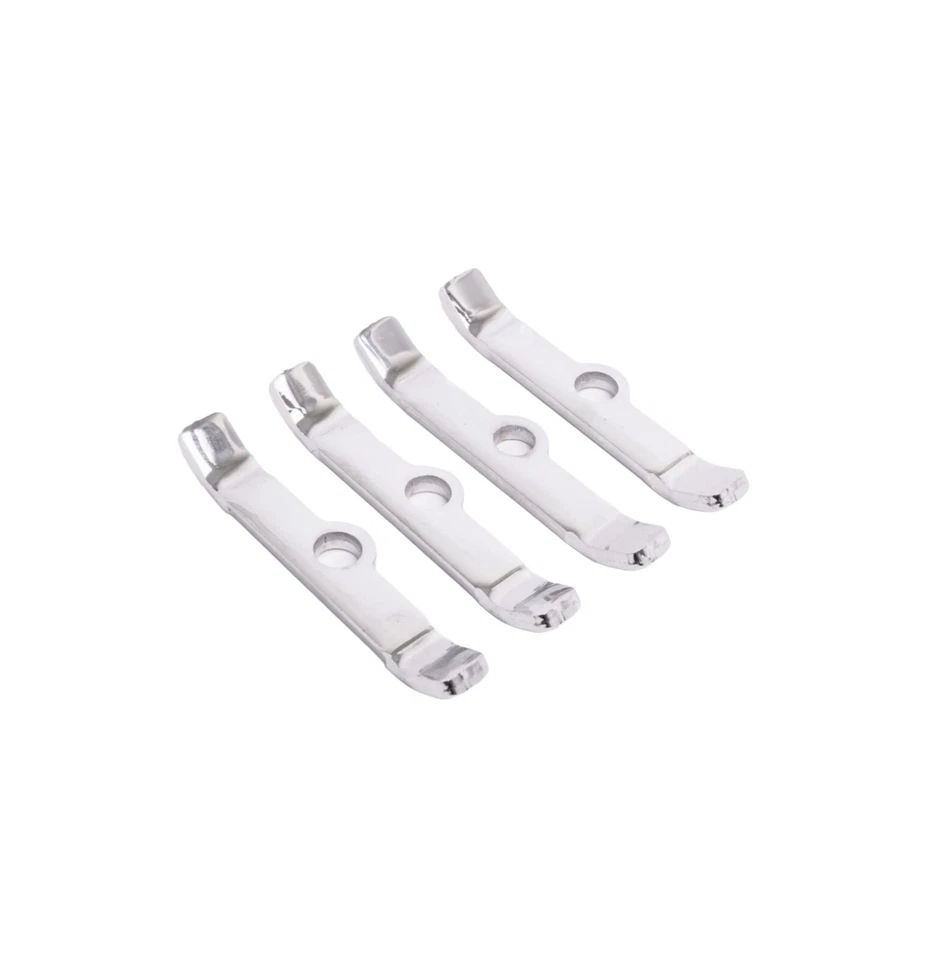 Barras esparcidoras de cubierta de válvula cromadas 3" de largo refuerzo de sujeción 4 piezas SB Chevy Foto 1 de 1