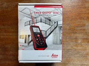 Leica Disto D3a Laser Distance Measurer 100 metres - Complete - box with pouch - Picture 1 of 5