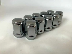 Ford 1/2"UNF EA-EB-ED-EF-EL-FAIRLANE 16 - Hardened Chrome Wheel trailer Nuts. - Picture 1 of 3