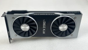 NVIDIA GeForce Founders Edition RTX 2080 Ti 11GB GDDR6 PCIe Video Graphics Card - Afbeelding 1 van 11