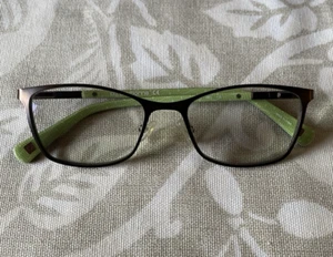Liz Claiborne Eyeglasses Frame L446 09Q Women's Brown Cat Eye Full Rim 49-17-135 - Picture 1 of 8