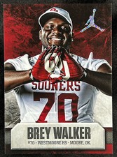 Super Rare 2018 Brey Walker Oklahoma Sooners Recruiting Class Football Card HTF