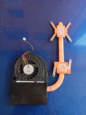 VENTOLA DELTA ELECTRONICS KSB06105HA CON DISSIPATORE DA ACER AAB70 USATA* - Immagine 1 di 2