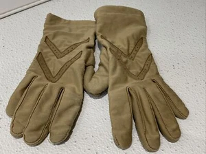 Vintage Isotoner Woolite Gloves Black Women's One Size Fits All Beige Camel - Picture 1 of 12