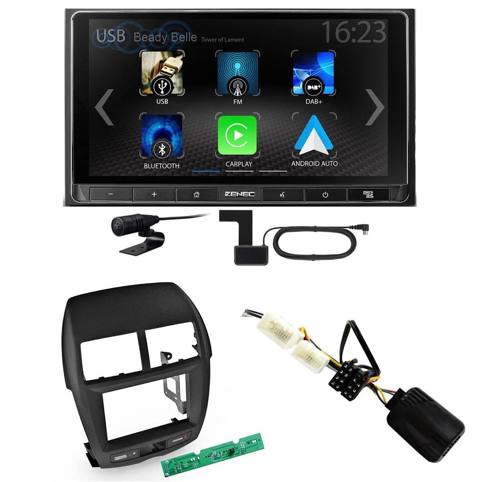 ZENEC Z-N538 Android Auto CarPlay DAB+ Einbauset für Mitsubishi ASX bis 2014 - Bild 1 von 1